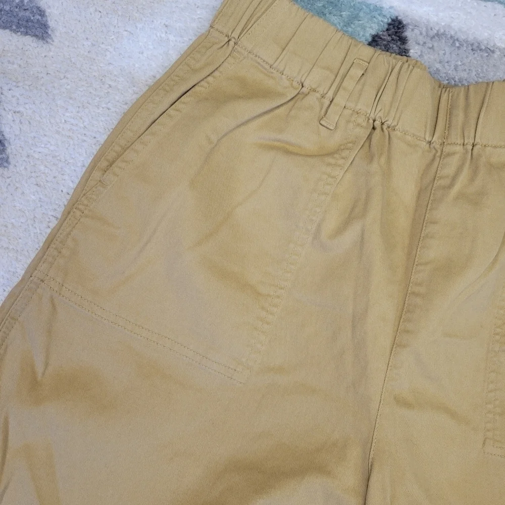 J. Crew Wide Leg Pull On Chino Pants Large Tall / Long Length